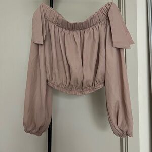 Long-sleeve blouse